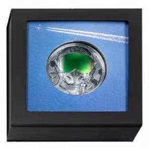 2020 COOK ISLANDS $20; 3 OZ .999 SILVER FIGHTER PILOT; REAL HEROS; BLACK PROOF‼️ - Picture 1 of 6