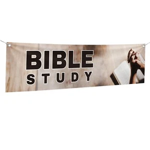 HD Polyester Outdoor Banner for Church, 4 Holes for Easy Hang - Made in USA - Picture 1 of 61
