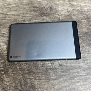 Mophie PowerStation Gray Dual-USB Port Portable Universal External Power Bank - Picture 1 of 4