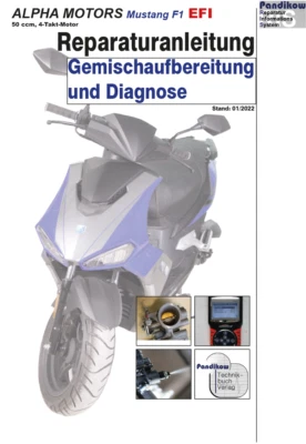 Reparaturanleitung RIS Alpha Motors Mustang FI 50, EFI Gemischaufbereitung + Dia - Bild 1 von 4