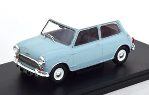AUSTIN MINI COOPER S DUCKEGG BLUE- 1965 - 1:24 SCALE MODEL - Picture 1 of 3
