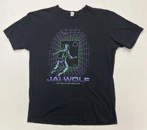Jai Wolf EDM Rave Music DJ The Cure To Loneliness T Shirt Size Medium Black - Picture 1 of 4