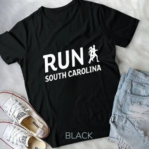 Running Shirt Run South Carolina Runners T-Shirt Unisex T-shirt - Picture 1 of 11