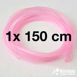 Tubo sfiato rosa per carburatore Keihin HONDA CR pink hose breather vent pj pwk  - Zdjęcie 1 z 3