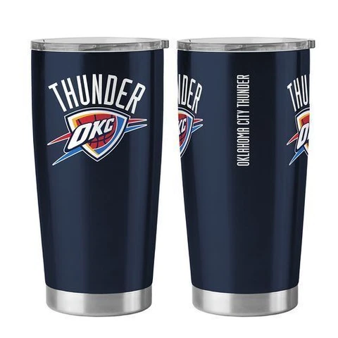 Oklahoma City Thunder Ultra Navy 20oz Travel Tumbler NBA Cover