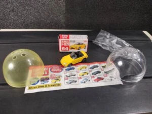 Tomy Yujin Tomica Capsule #64 Yellow Honda S2000 Miniature 1:110 Scale Micro Car - Picture 1 of 6