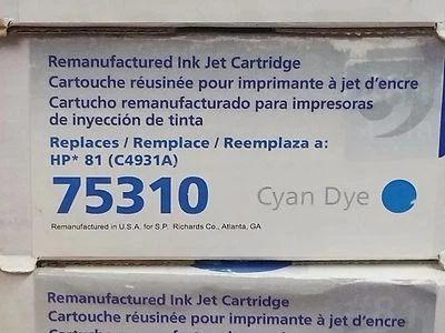 HP Compatiable Ink Jet Cartridge HP 81 for HP 5000 / 5500 Designjet - Choice - Image 1 of 3