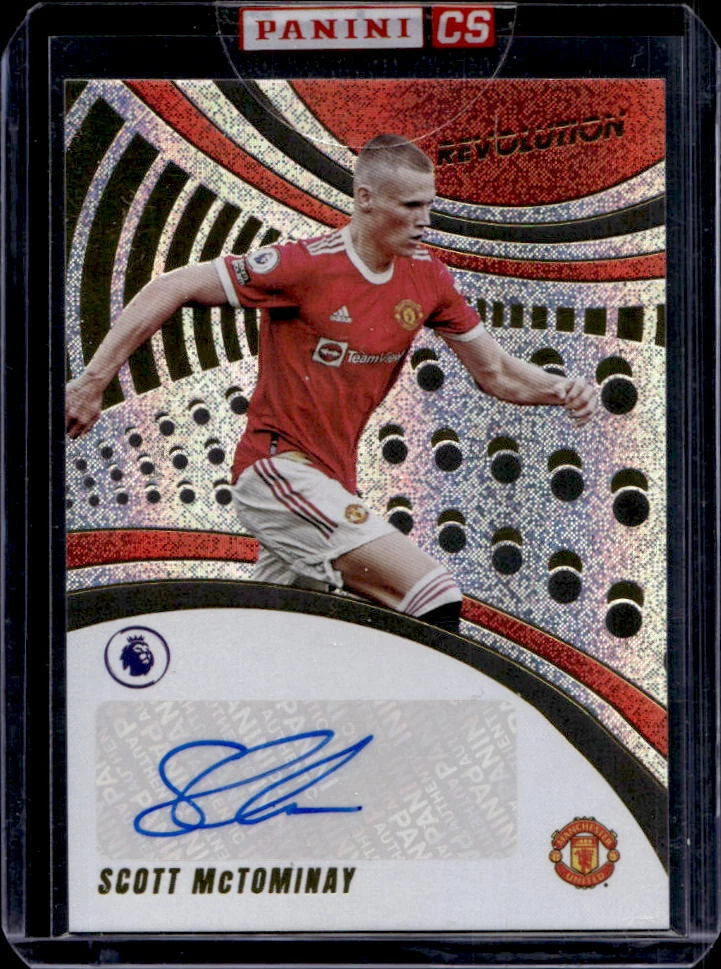 2021-22 Panini Revolution Premier League Scott McTominay Auto Autograph #A-SMT