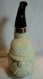 Vintage Milk Glass Avon Sherlock Holmes Bulldog Calabash Pipe Aftershave Bottle - Picture 1 of 8