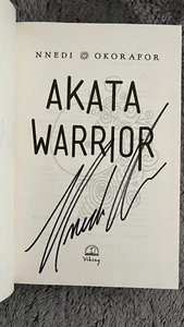 Akata Warrior Nnedi Okorafor Signed 1st Edition 2017 - Picture 1 of 12