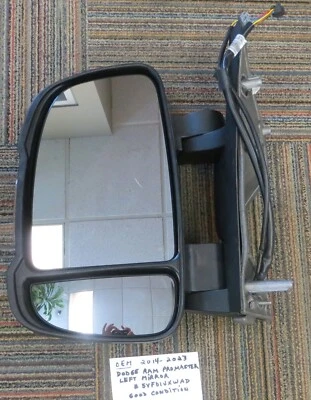 OEM 2014-2023 Dodge Ram Promaster 1500 2500 3500  Left Driver Side Mirror  Nice! - Image 1 of 4