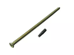 New 20 X Door Window Concrete Frame Screws + Caps 7.5mm 82mm + Free Torx Bit - O - Picture 1 of 1
