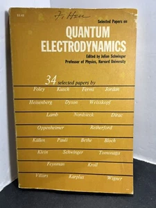 Julian Schwinger Selected Papers on Quantum Electrodynamics Dover 1958 - Bild 1 von 7