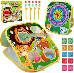 Animal Bean Bag Toss Game – Outdoor Party Toy for Kids Ages 3-6, Birthday Gift - Picture 1 of 11