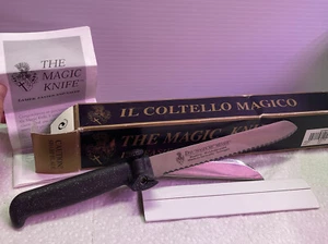 The Magic Knife Stainless Steel Serrated- Instructions And Box Included - Picture 1 of 4