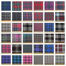 Fashion Tartan Plaid Check Polyviscose Fabric 150cm Wide 190 gsm All Ranges