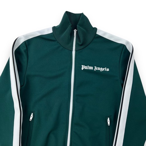 Giacca da pista verde pino Palm Angels