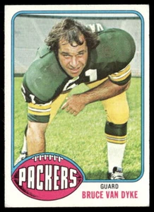 Bruce Van Dyke 1976 Topps #322 Green Bay Packers Football Card - Picture 1 of 2