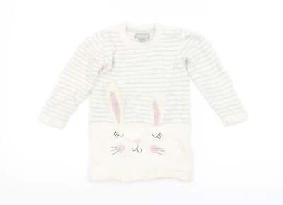 Jersey Primark bebé blanco mezcla poliéster talla 12-18 meses Foto 1 de 4