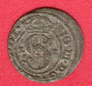 Riga Poland Schilling 1621 Sigismund III Vasa Waza Latvia Livonia 583 - Picture 1 of 2