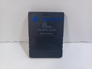 Sony Playstation 2 PS2 Official OEM MagicGate 8mb Memory Card Genuine SCPH-10020 - Picture 1 of 6