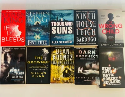10x Thriller Horror Bundle – Stephen King, Dean Koontz, Gillian Flynn & More - image 1 of 4