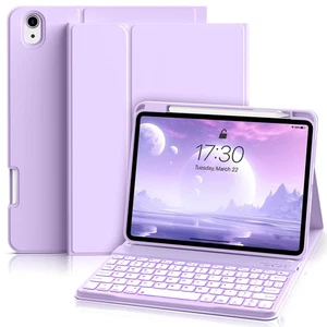 Custodia con Tastiera per iPad (A16) 11a/10a Generazione 11 Pollici 2025/10.9 in... - Foto 1 di 9