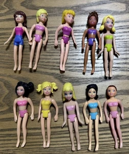 Polly Pocket Puppe 10 Stück OHNE Kleidung - Bild 1 von 4