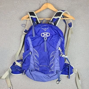 Osprey Backpack Tempest 20 Blue Hiking Travel Adjustable Straps Women's - Picture 1 of 9