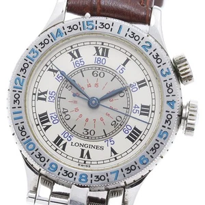 Longines Lindbergh Hour Angle Wristwatch Hand Wind used B+N condition From Japa - Picture 1 of 5