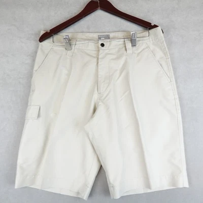 Pantalones Cortos De Colección J Lindeberg Para Hombre 34 Beige Deporte Golf Rendimiento 11" Entrepierna Foto 1 de 4