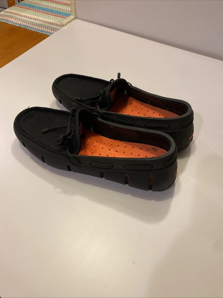 SWIMS Men's Penny Loafer Ultra Light Washable Boat & Deck Shoes Black Size 8.5 - Image 1 of 4