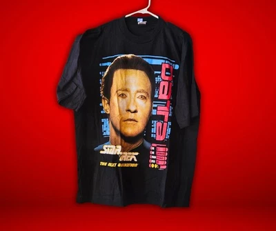 Camiseta negra Star Trek Data Next Gen talla XL (#643) Foto 1 de 3