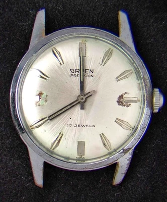 Gruen Precision Men's Hand-Wind Cal. N510SS Vintage Swiss Watch-- Spares/Repairs - Image 1 of 4