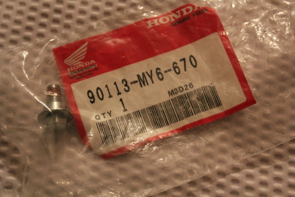 HONDA XR650L XR 650L BASCULANTE BRIDA PERNO GENUINO OEM 90113-MY6-670 Foto 1 de 1