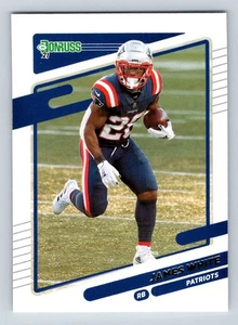 2021 Donruss #50 James White New England Patriots - Imagen 1 de 2
