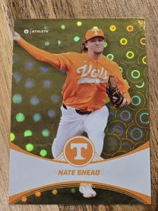 Nate Snead 2025 Onit Holo Gold Parallel Card #P-5 Tennessee Volunteers - Picture 1 of 2