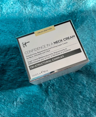 New! It Cosmetics “CONFIDENCE IN A NECK CREAM” Full Size 2.6oz Boxed SEALED! - Image 1 of 4