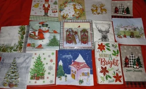 Huge lot Christmas, Natuical, Summer, H'ween,  napkins.  Decoupage, Some NIB.  - Picture 1 of 22