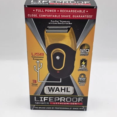 Wahl 7065L Life Proof Lithium Ion Flex Foil Shaver 3023681 SEALED - Image 1 of 4