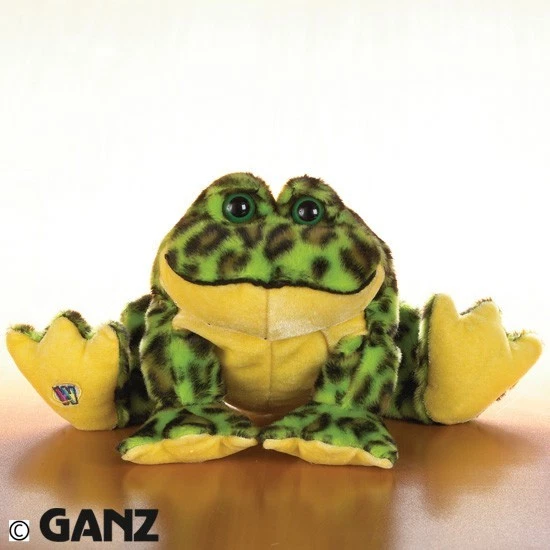  Ganz Webkinz BULL FROG  NO CODE Stuffed Animal PLUSH  - Image 1 of 1