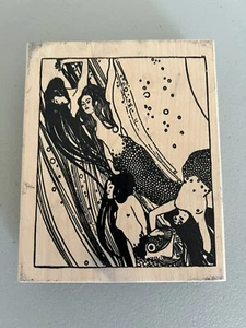 Enchanted Ink Rubber Stamps “Nude Mermaids” HTF - Picture 1 of 4