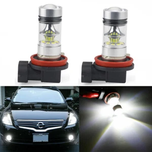 Xenon White For Nissan Frontier 2005-2018 LED Bulbs H11 H8 H9 Fog Lights 6000K - Picture 1 of 8