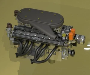 Ferrari GTB/4 365 Daytona engine 8 12 18 20 24 35 Tamiya Italeri Centauria - Picture 1 of 15