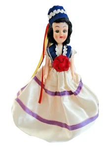 Muñeca Libro Cuentos Folclóricos Fiesta Española Vintage con Zapatos - Imagen 1 de 8