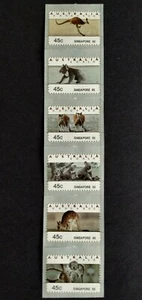 1995 Australia Animals Koala & Kangaroo 6v Stamps CPS (Singapore Exhibition) - Picture 1 of 2