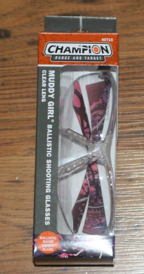 Gafas de tiro balísticas Champion Muddy Girl - Lente transparente - #40715 Foto 1 de 4