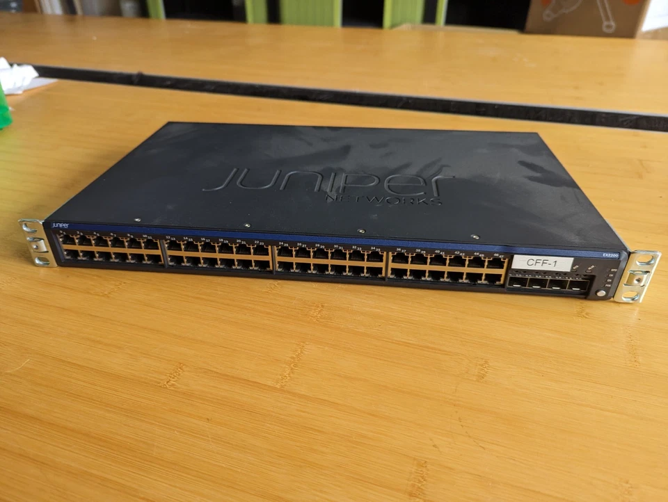 Juniper EX2200-48T-4G 48-Port Ethernet Switch - Black - Image 1 of 1