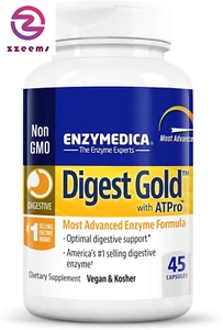Digest Gold + Atpro, Maximum Strength Digestive Enzymes, Helps Digest Large Meal - Picture 1 of 12