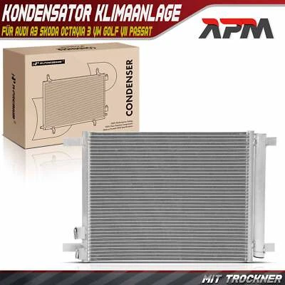 Condensador de aire acondicionado aire acondicionado con secador para Audi A3 VW Golf Skoda Octavia Seat - Imagen 1 de 4